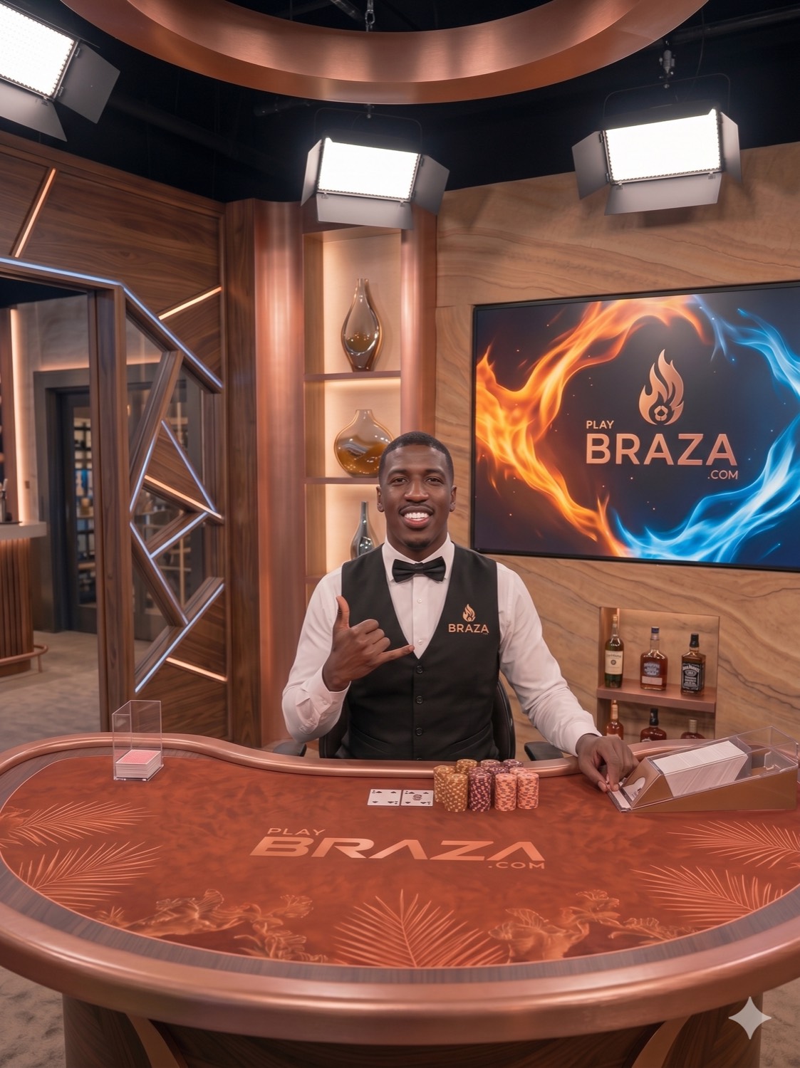 Estúdio BRAZA ao vivo